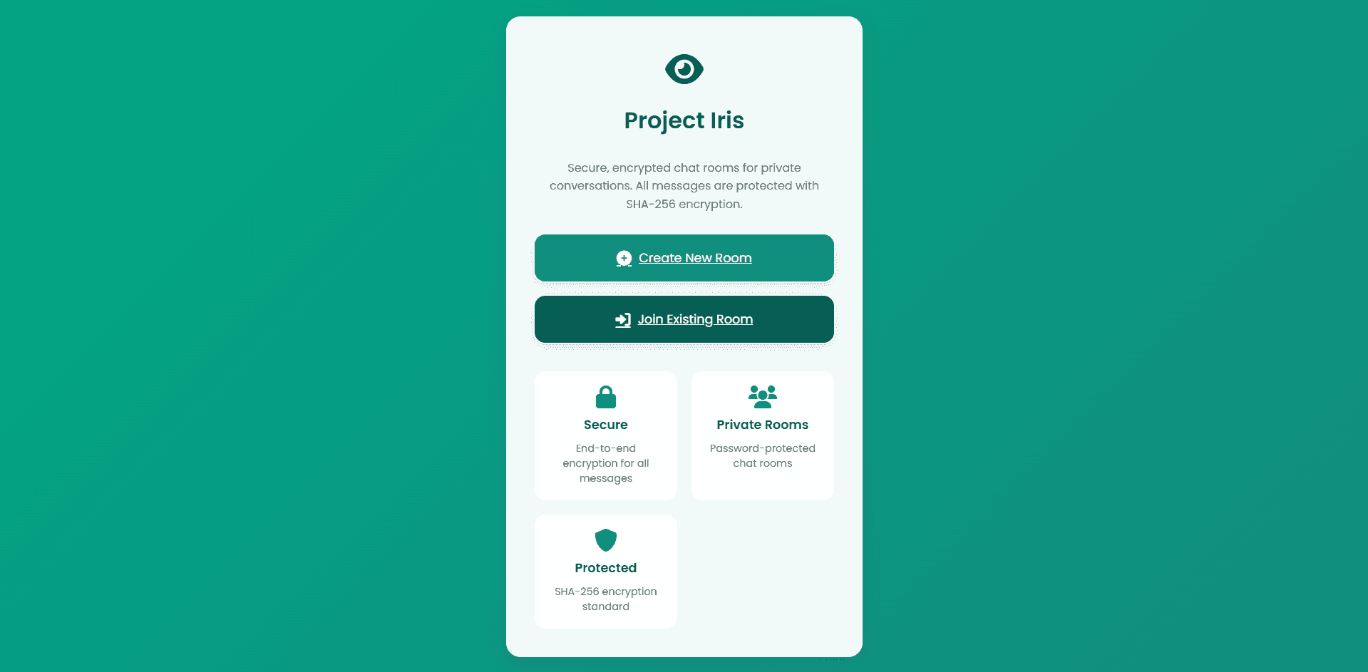 Secure Encrypted Chat project preview